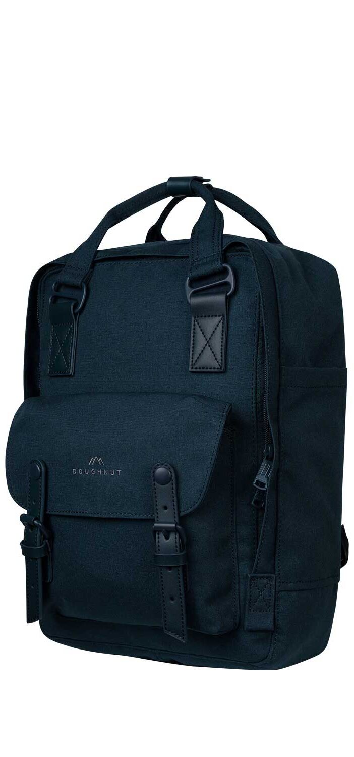 Doughnut Macaroon Meditative Dark Rucksack - midnight blue