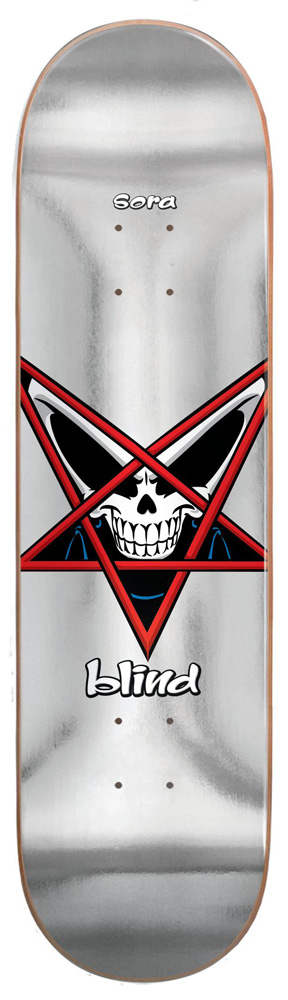 Blind Skateboard Deck Shirai Pentagram Reaper R7 7,75
