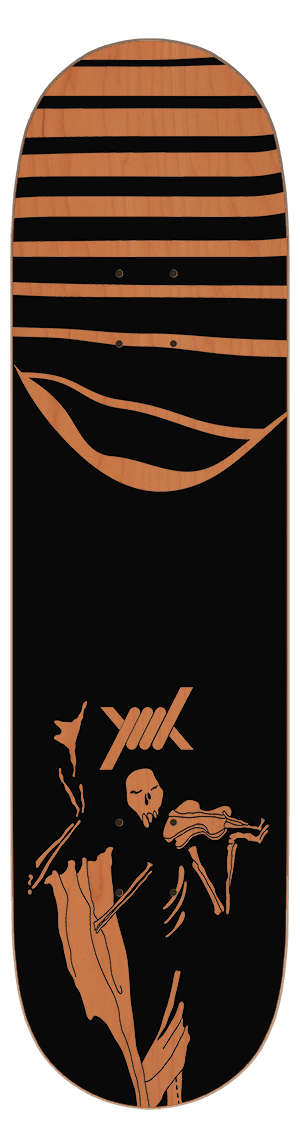 Damned Fiddler Skateboard Deck 8.50