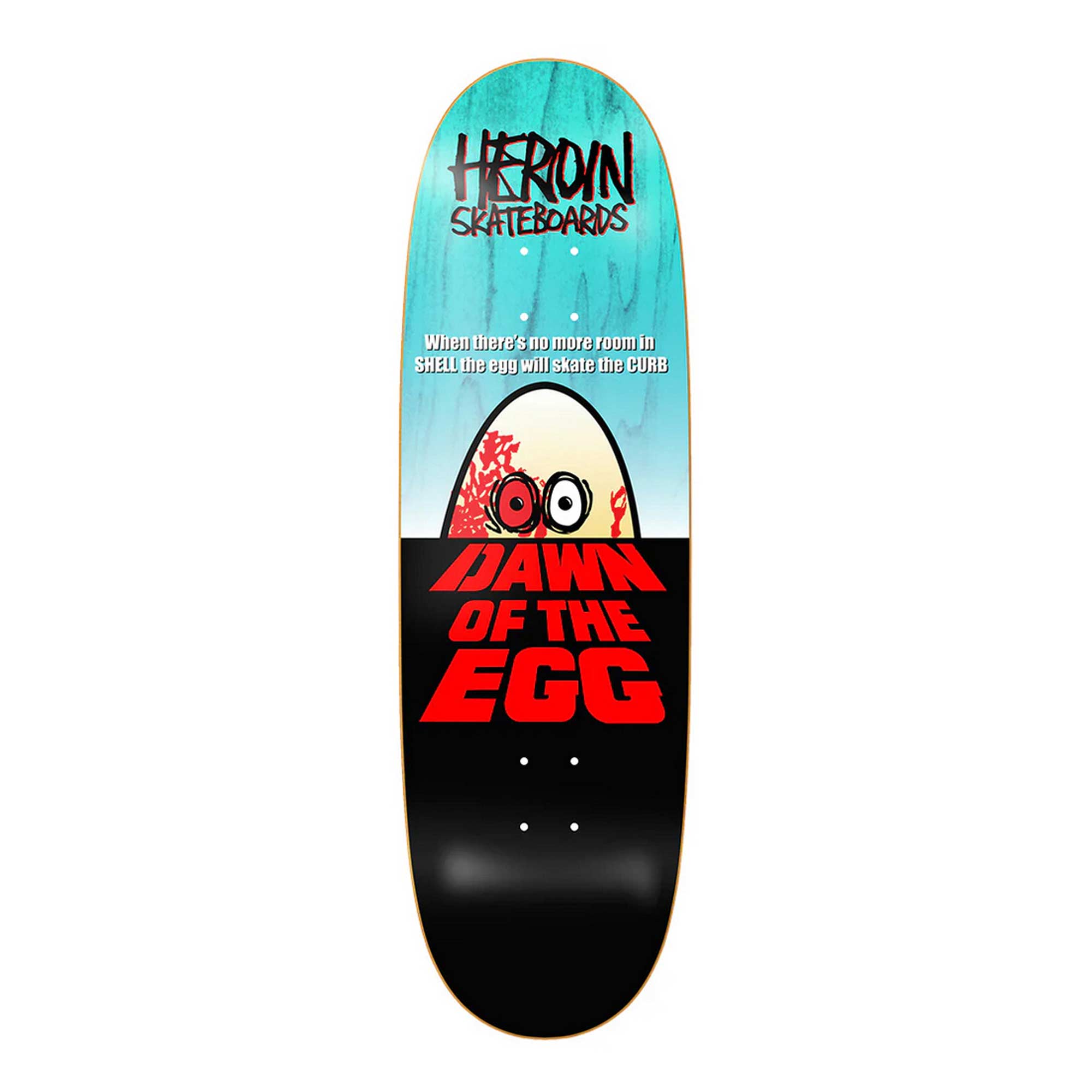 HEROIN Deck DAWN OF THE EGG 9.4, black 9.4 HEROIN Deck DAWN OF THE EGG 9.4, black 9.4