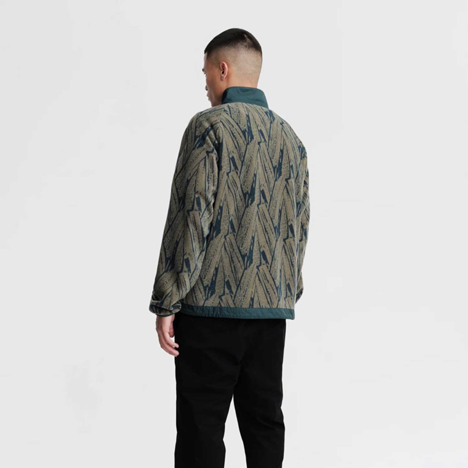 Parlez Duke Fleece - olive green XXL