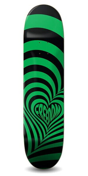 Freedom Hypnolove Halloween Green Skateboard Deck Freedom Hypnolove Halloween Green Skateboard Deck