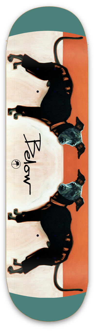 Below Skateboards The Glow Skateboard Deck 