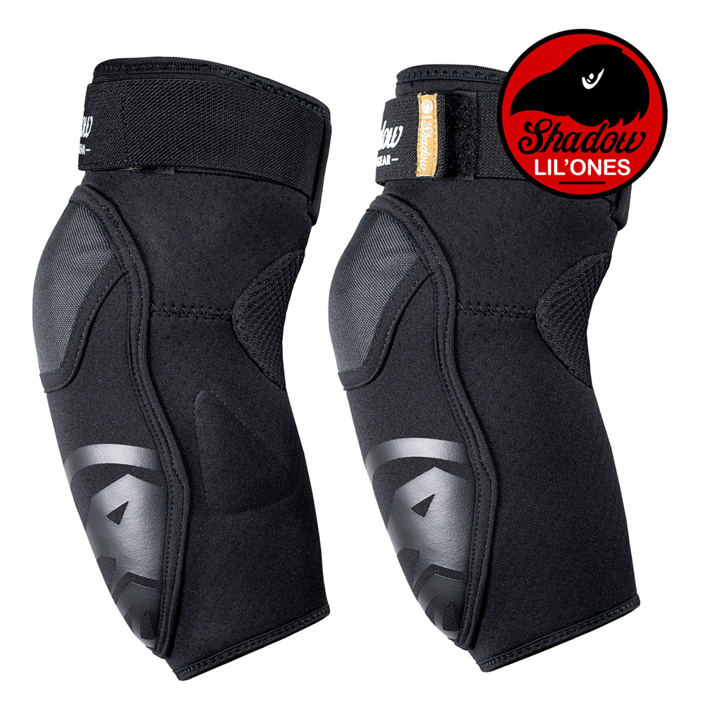 Shadow Riding Gear Super Slim V2 Lil`Ones Knee Pads large - black