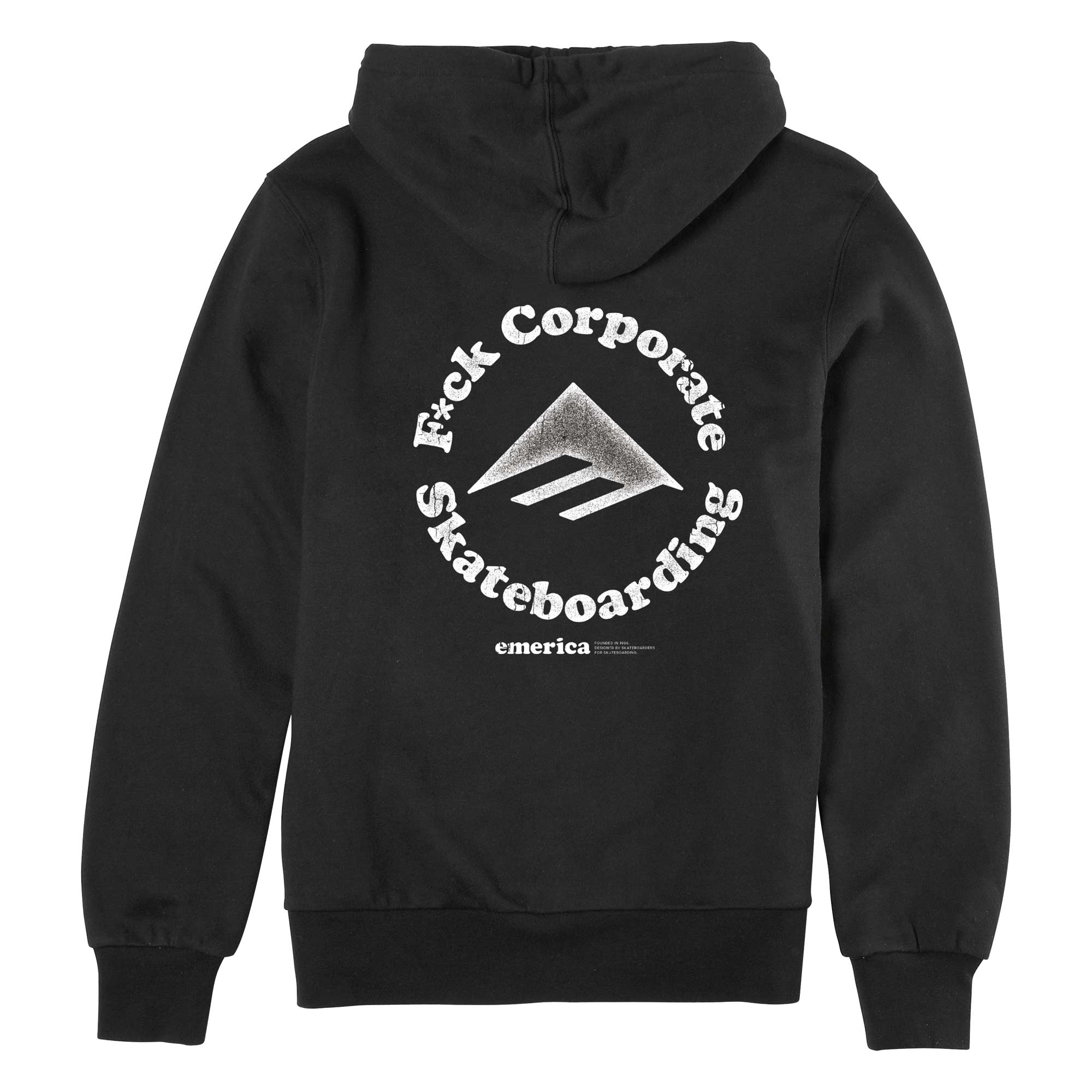 EMERICA Sweat EFF CORPORATE 2 HOODIE black