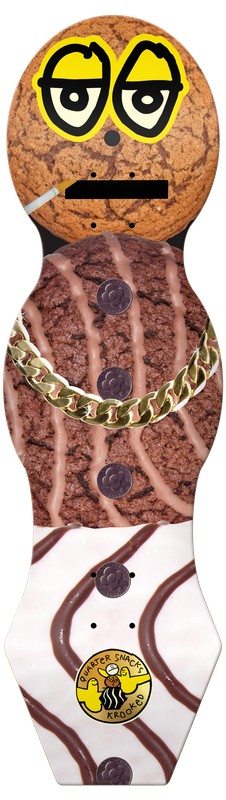 Krooked Skateboard Deck -X- Quarter Snacks Snackman Cruiser 9,00 Krooked Skateboard Deck -X- Quarter Snacks Snackman Cruiser 9,00