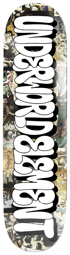 Heritage Skateboard Deck UE Graffiti Scrapbook 8,50