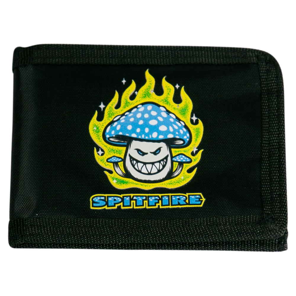 Wallet Spitfire Mushroom Bighead Bi-Fold Black/Yellow