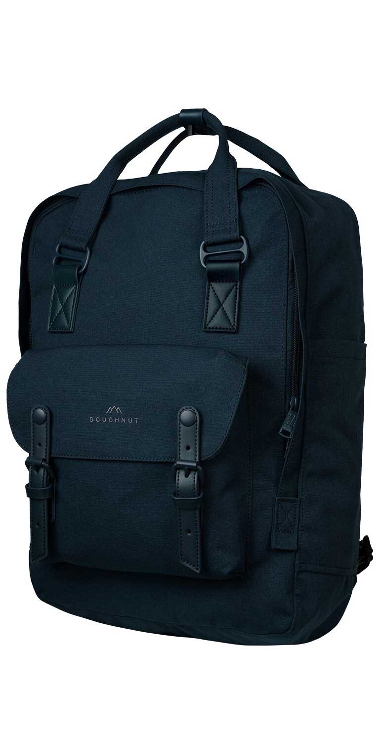 Doughnut Macaroon Large Meditative Dark Rucksack - midnight blue
