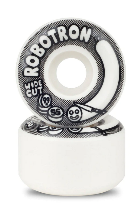 Robotron skateboard wheels Wide Cut 99A 55mm