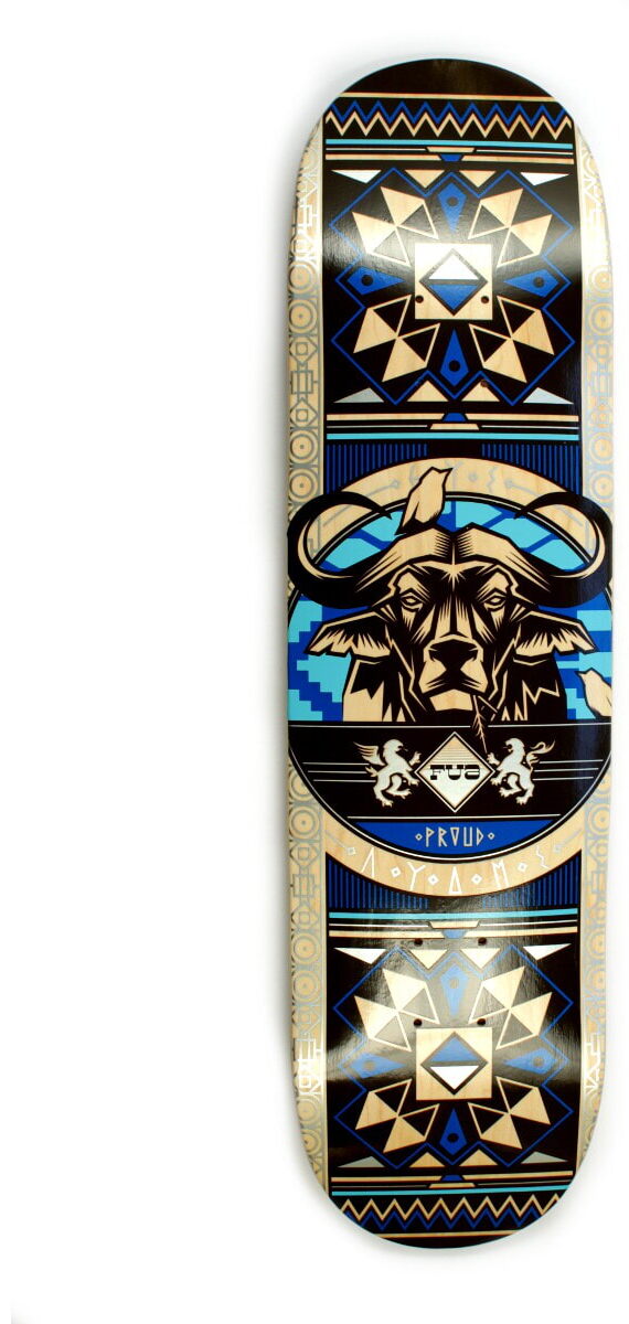 FUA Buffalo blue Skateboard Deck