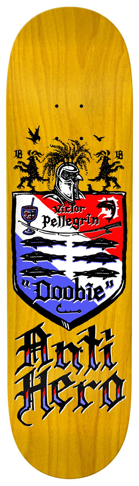 Anti Hero Skateboard Deck Pellegrin Coat Of Arms 8,62