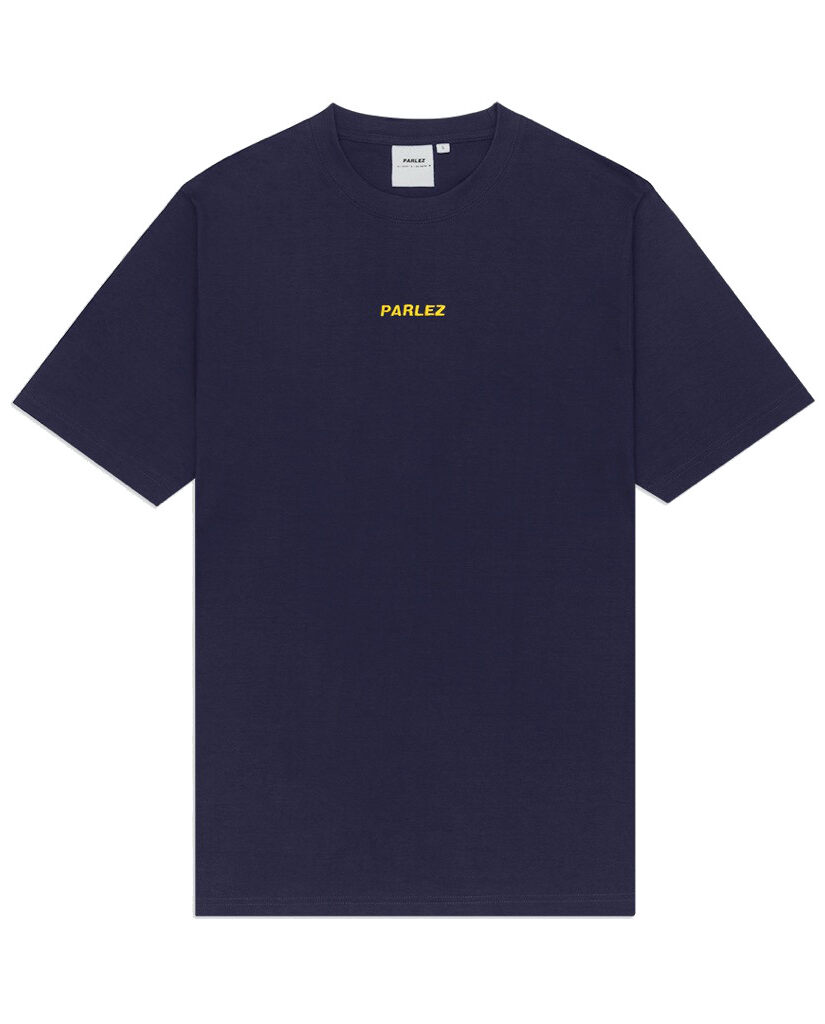 Parlez Ladsun T-Shirt - navy x yellow Parlez Ladsun T-Shirt - navy x yellow