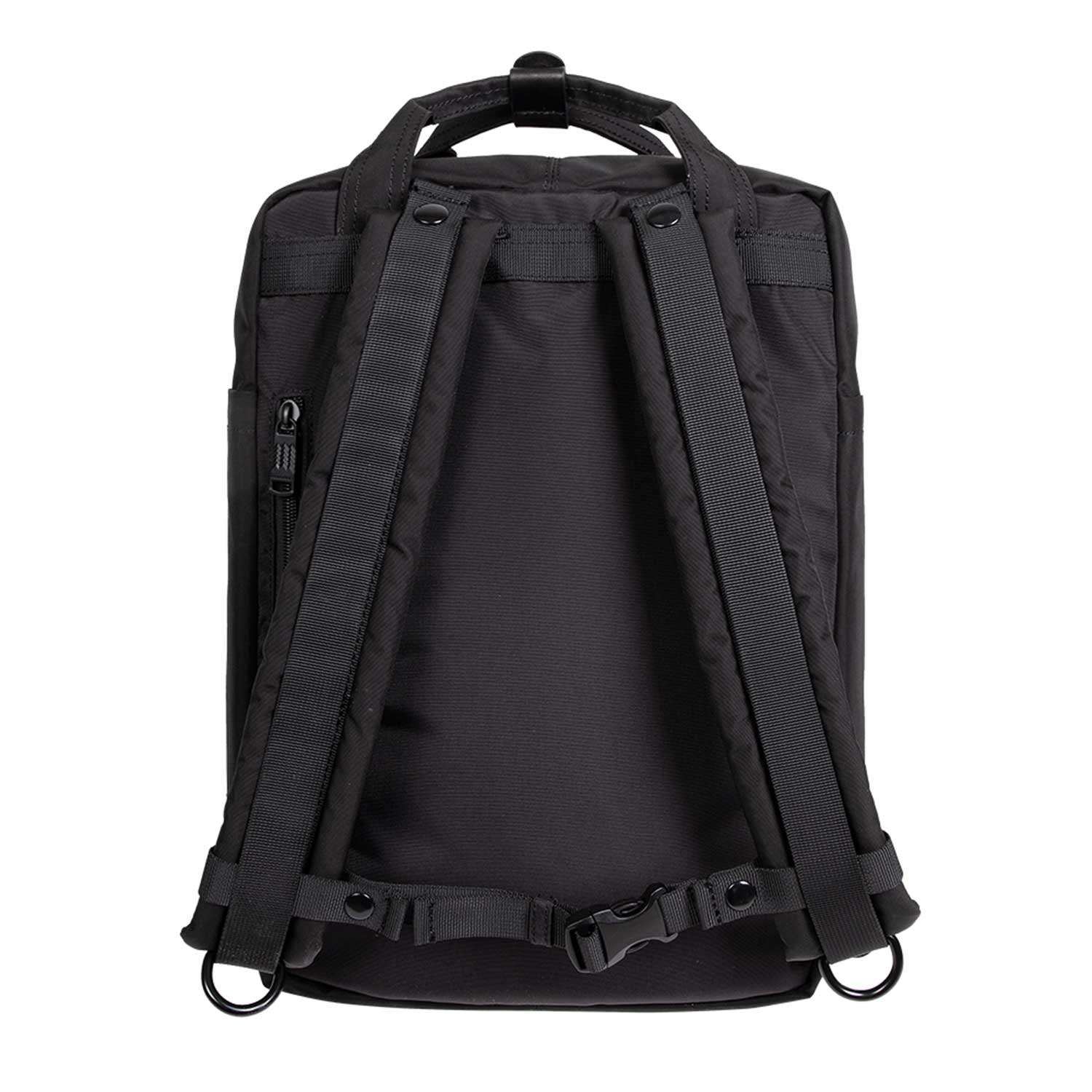 Doughnut Macaroon Large Rucksack - black x slate green