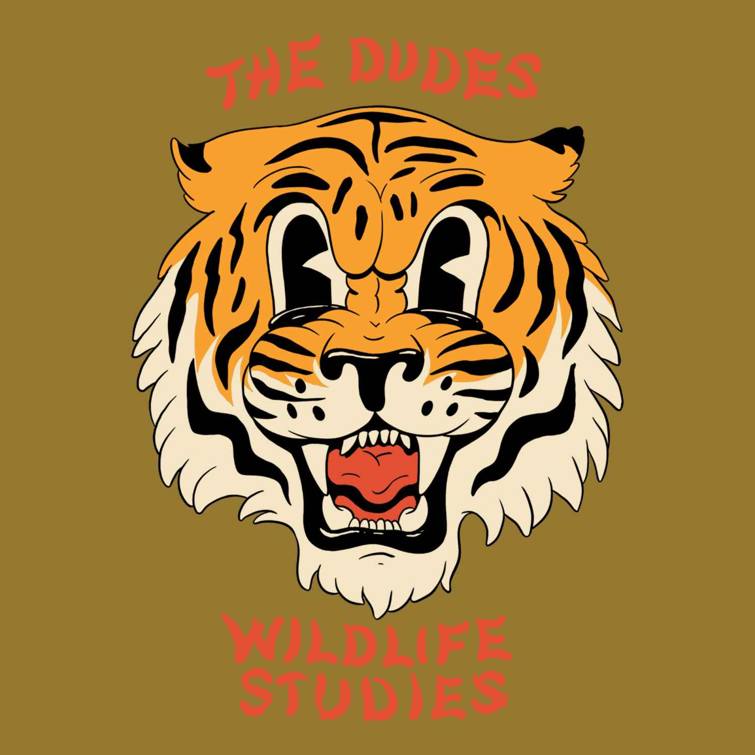 The Dudes Wildlife Studies Classic T-Shirt - Olive oil The Dudes Wildlife Studies Classic T-Shirt - Olive oil XXXL