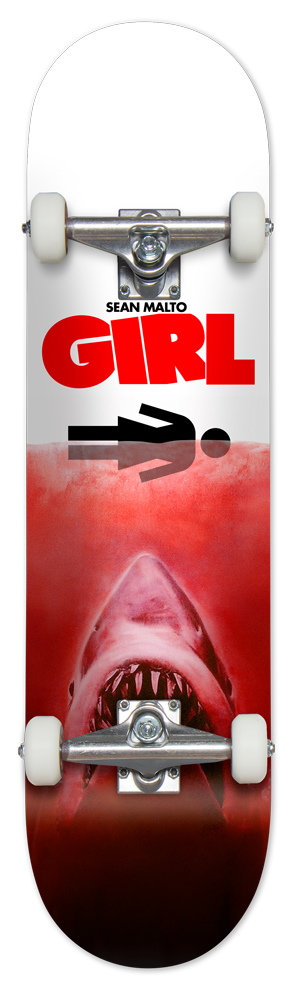 Girl Komplettboard Malt Shark Attack PP 7.75 Red Girl Komplettboard Malt Shark Attack PP 7.75 Red