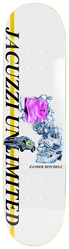 Jacuzzi Skateboard Deck Mitchell Race Car 8,125