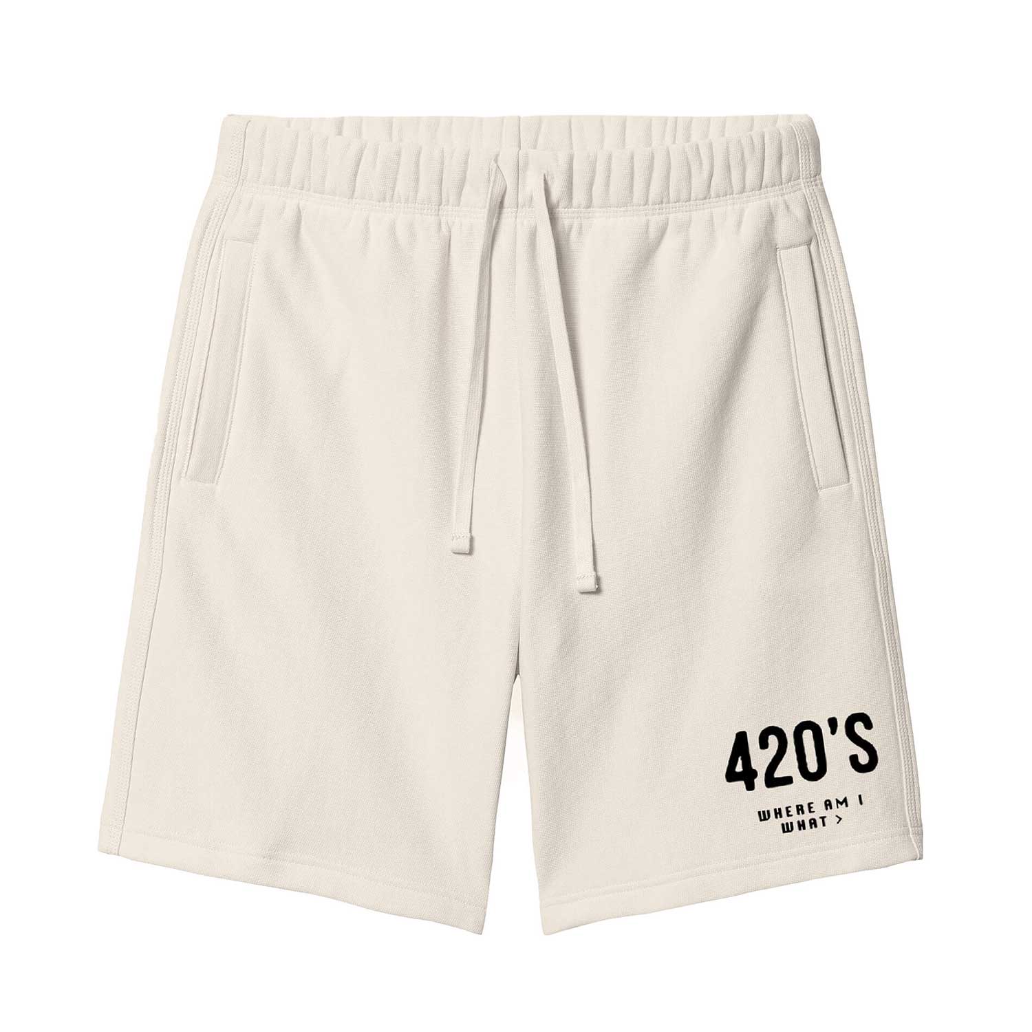 The Dudes 420s SweatHose Short - almond milk XS