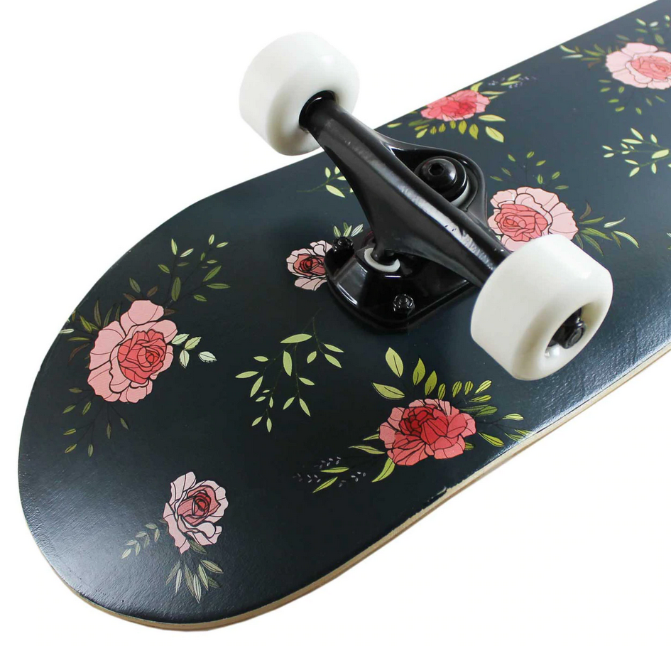 Krown Pro Complete Skateboard Floral 8.0