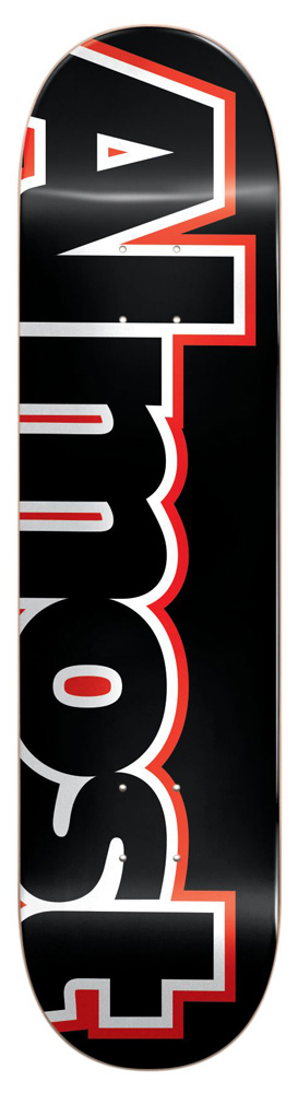 Almost Skateboard Deck Team Outliner HYB Black 8,25