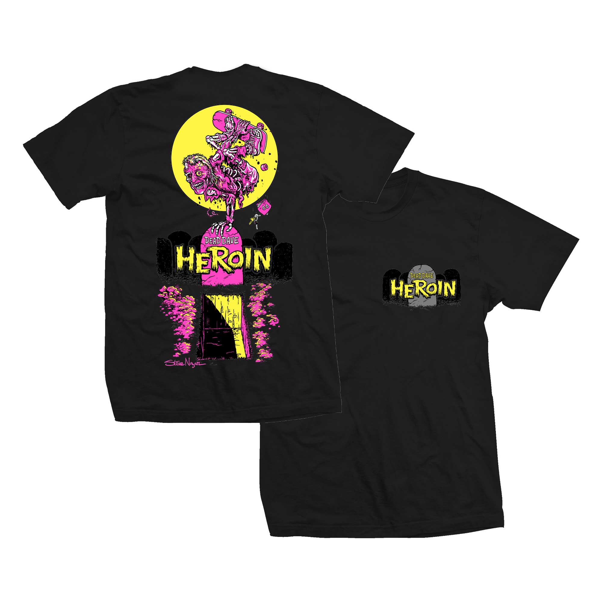 HEROIN T-Shirt ZOMBIE, black XXL