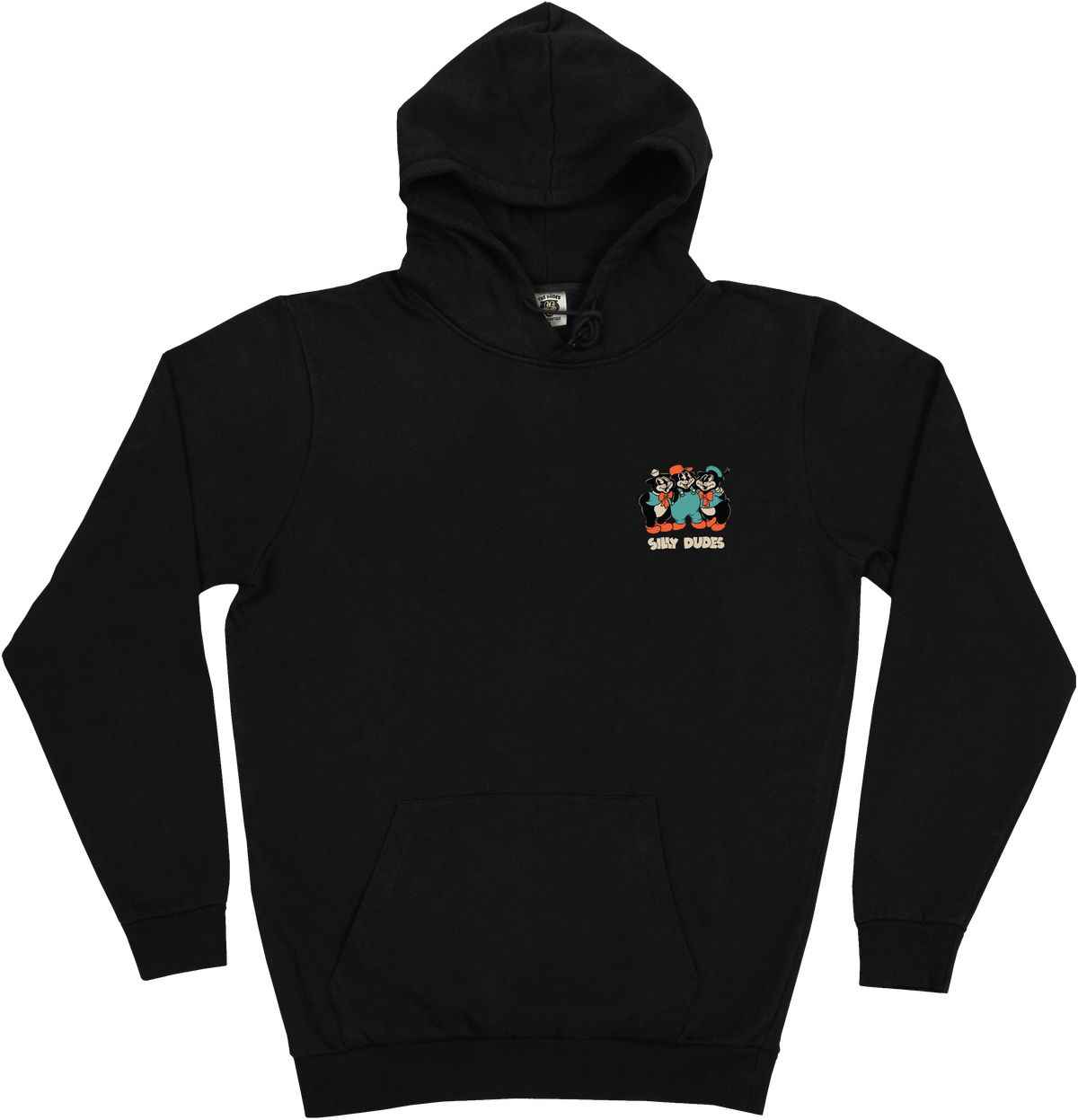 The Dudes Big Bad Wolf Classic Hoody Premium - black XXXL