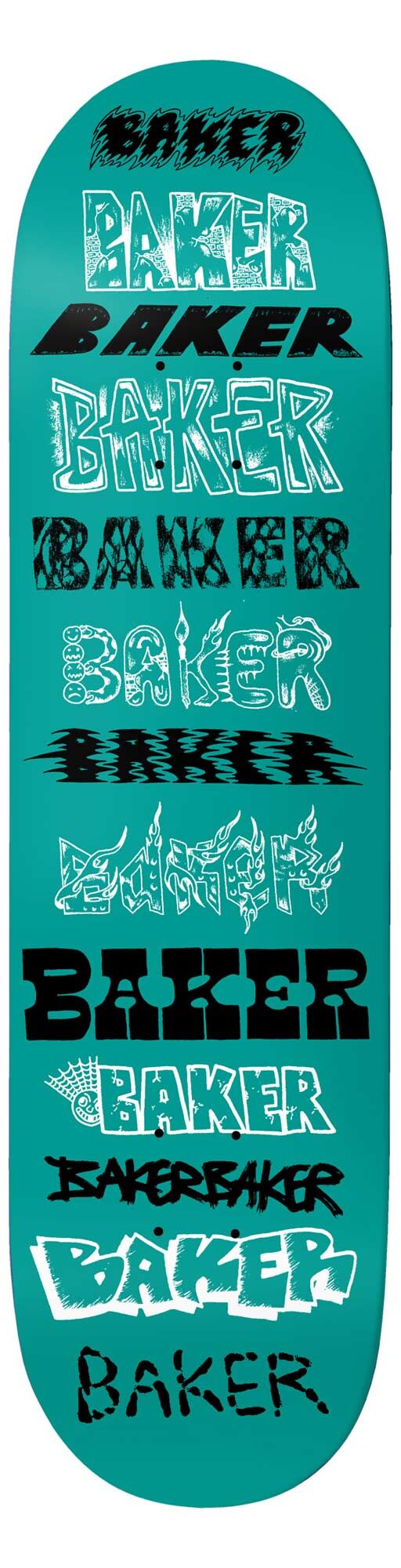 BAKER Deck SCRIPT JF 8.125 BAKER Deck SCRIPT JF 8.125