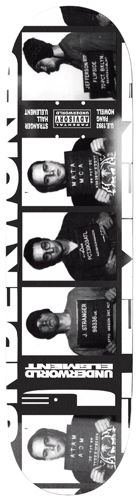 Heritage Skateboard Deck UE Mugshots 8,25
