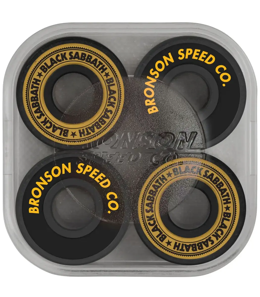 bronson-speed-co-black-sabbath-g3-skateboard-bearings~2.webp Bronson Speed Co. Black Sabbath G3 Skateboard Kugellager