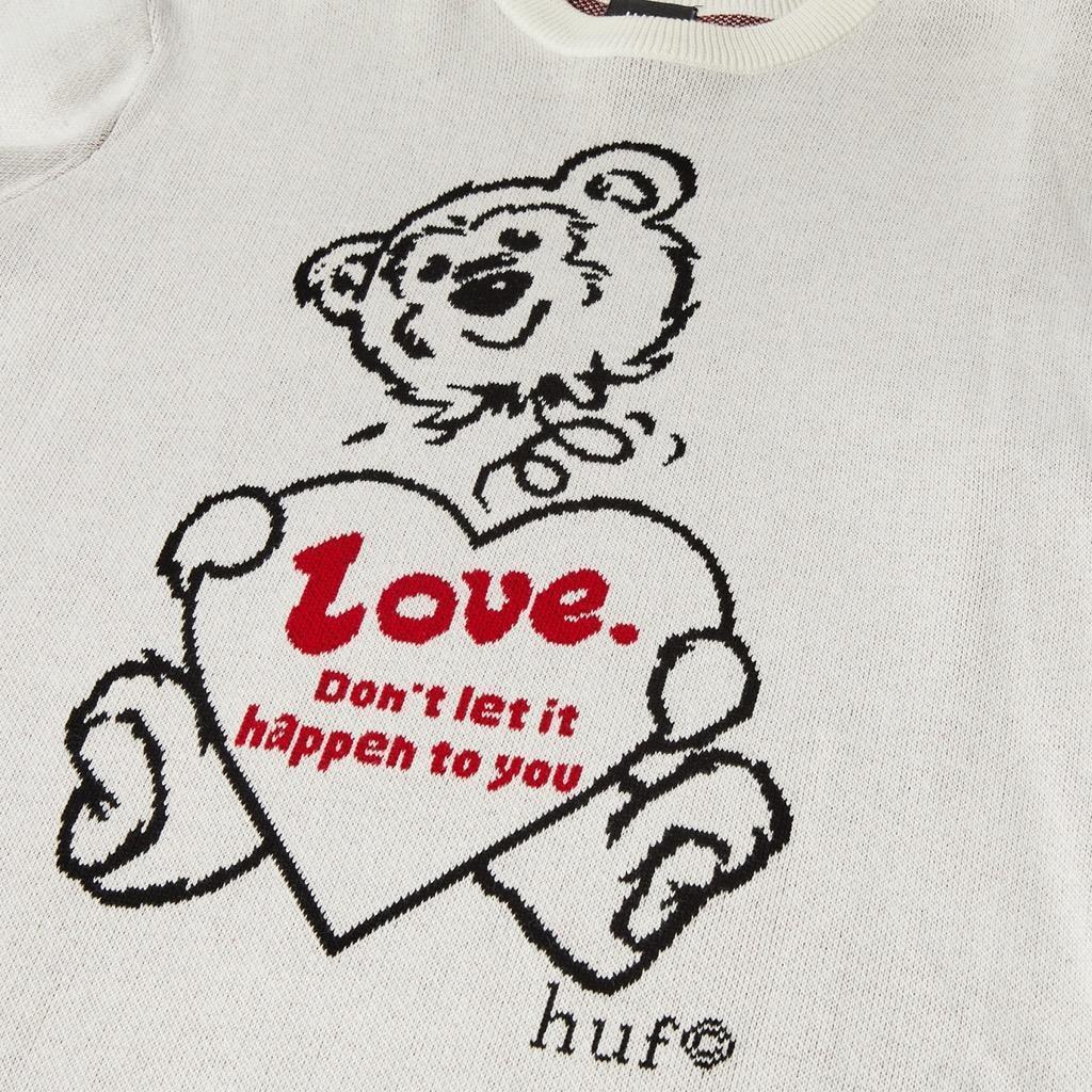 kn00463-bone-3 HUF Bad News Pullover - bone