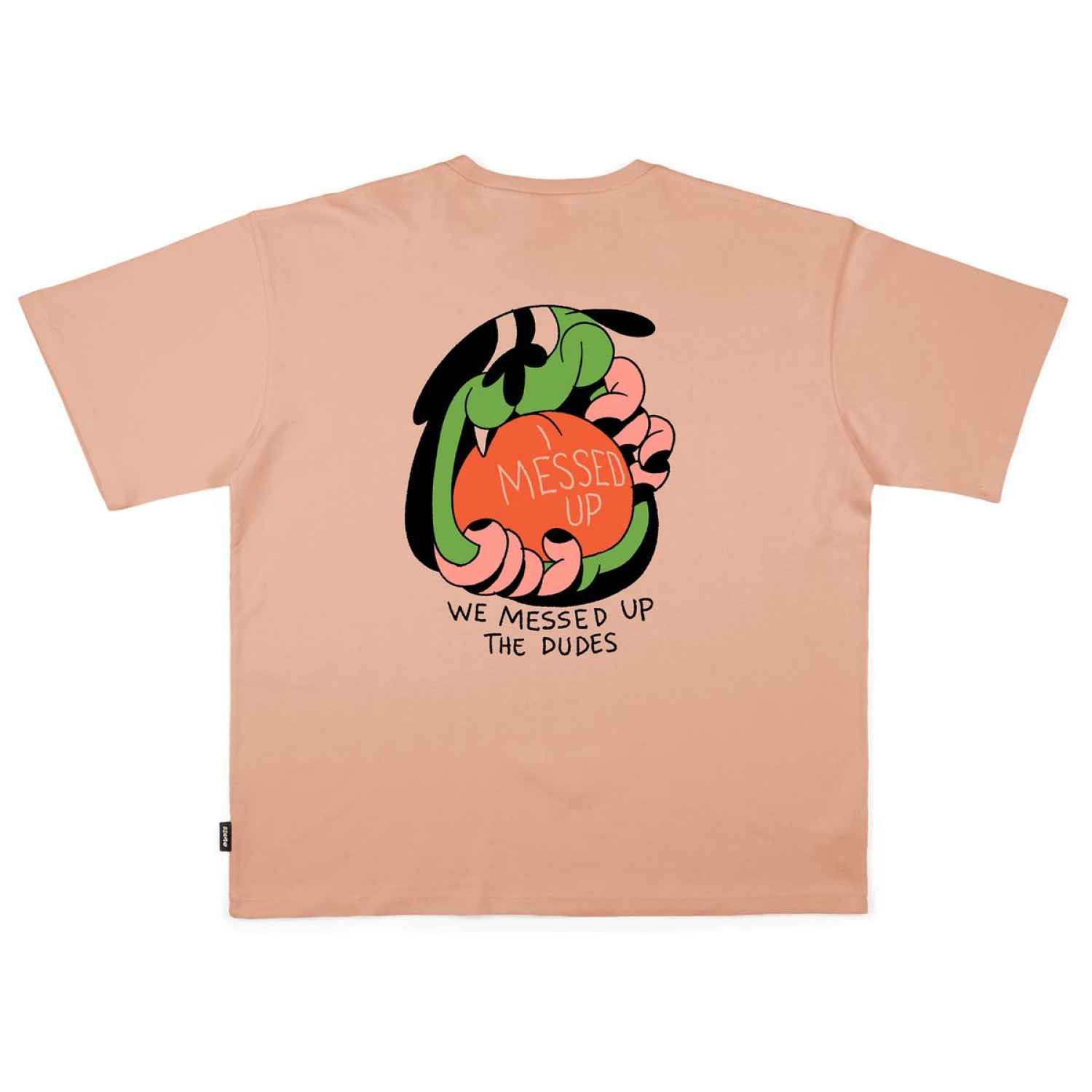 The Dudes We Messed Up Classic T-Shirt Premium Oversize - fraiche peche The Dudes We Messed Up Classic T-Shirt Premium Oversize - fraiche peche XL