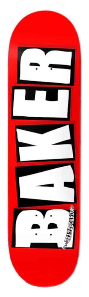 Baker Brand Logo Skateboard Deck white/red 8.6