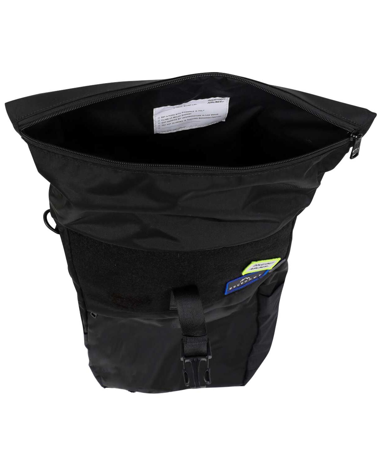 Doughnut Jetpack Doughnut Airlines Series Rolltop Rucksack - black