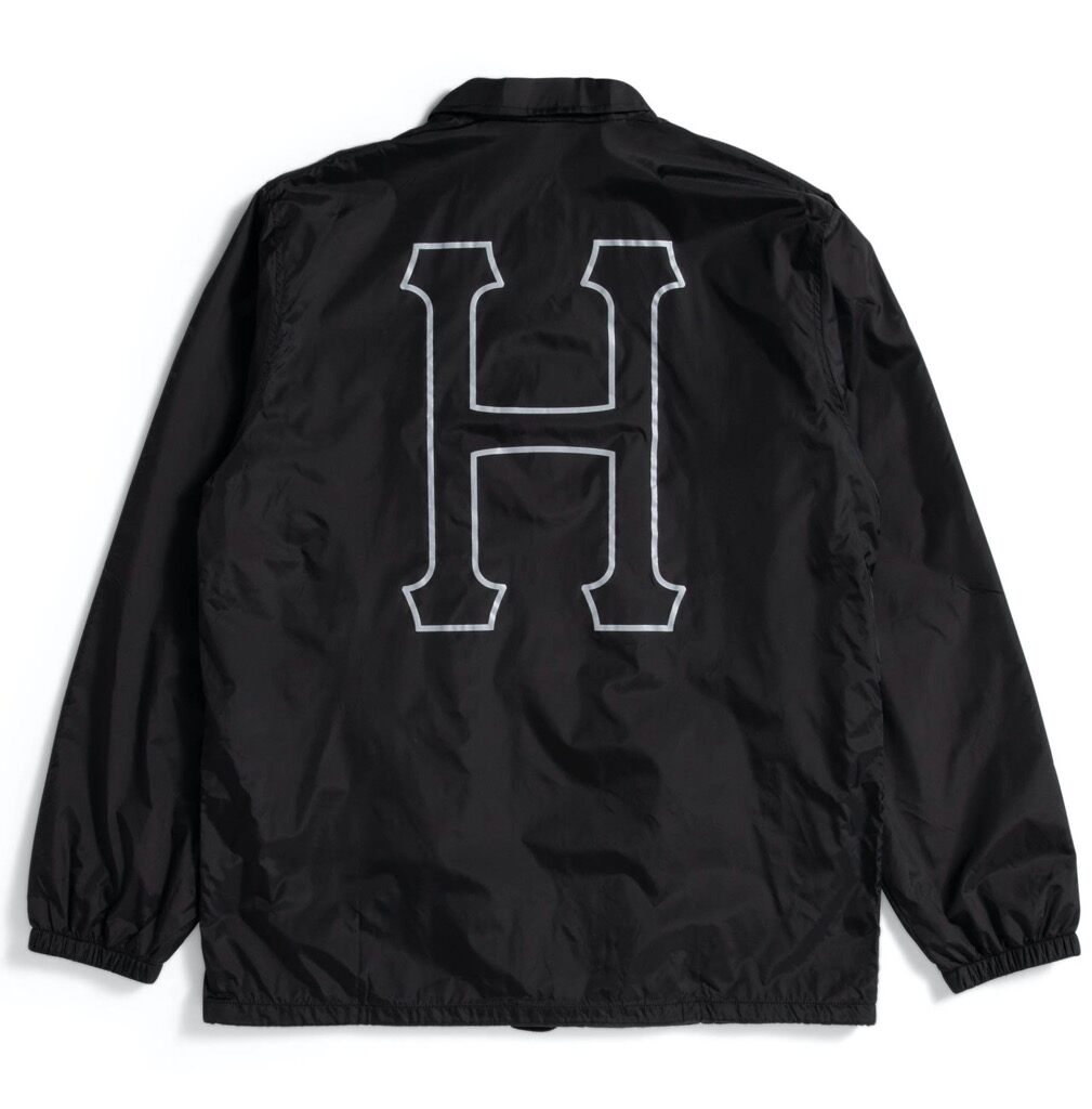 HUF Set H Coach Jacke - black HUF Set H Coach Jacke - black XXL