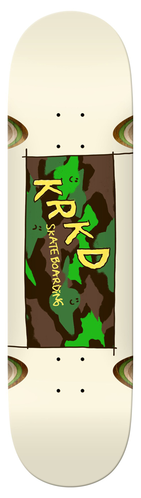 Krooked Skateboard Deck Kamo WW 8,50