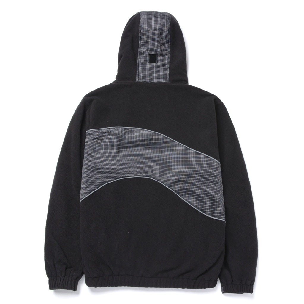 HUF Nauls Polar Fleece Jacke - black