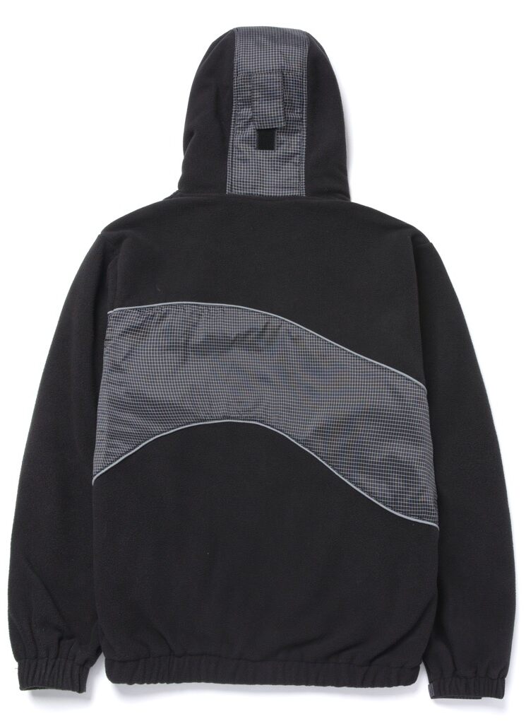jk00369-black-2 HUF Nauls Polar Fleece Jacke - black