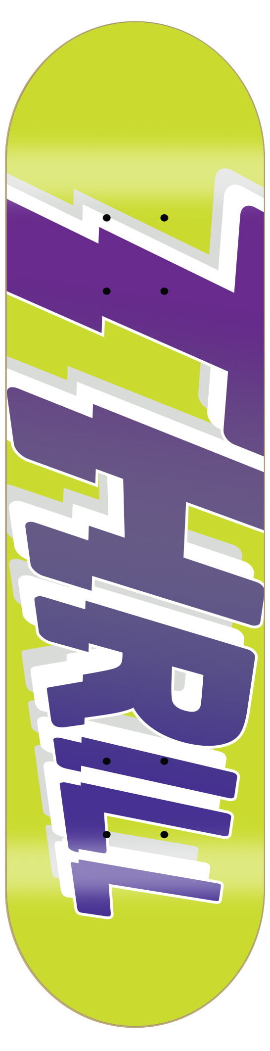 Thrill Skateboard Deck Logo Yellow Thrill Skateboard Deck Logo Yellow