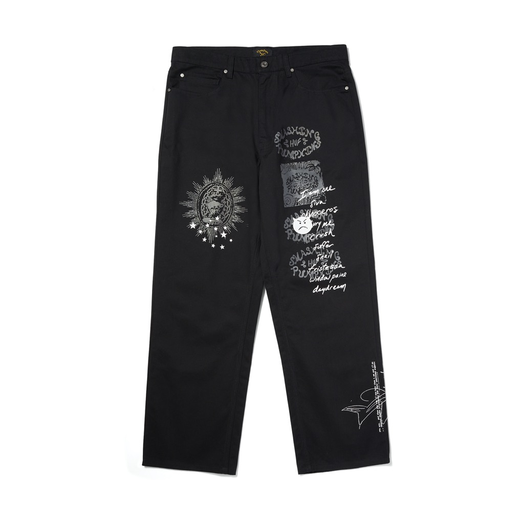 HUF Muzzle 5 Pocket Hose - black XXXL