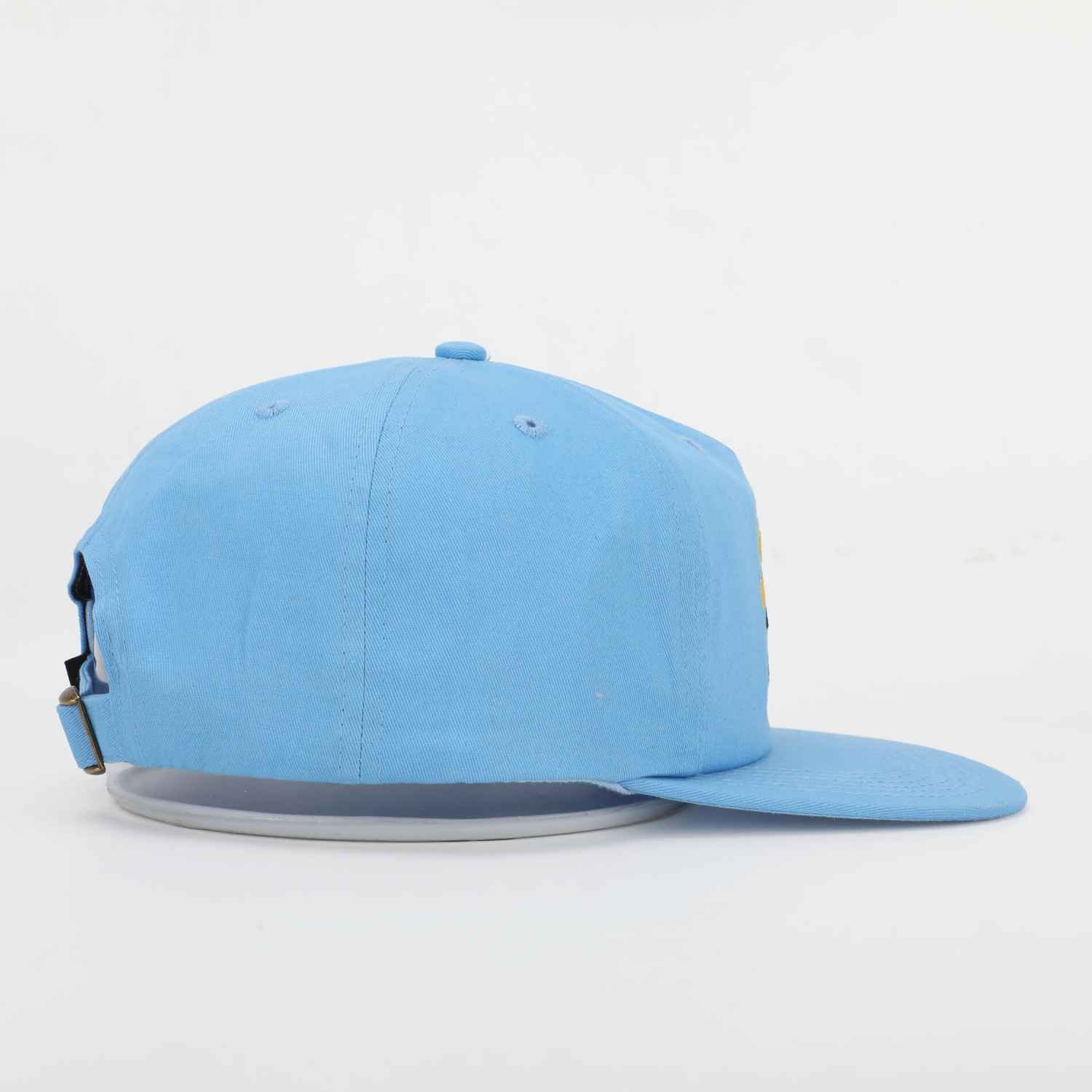 The Dudes Good Morning Unstructured 5 Panel Cap - ethereal blue