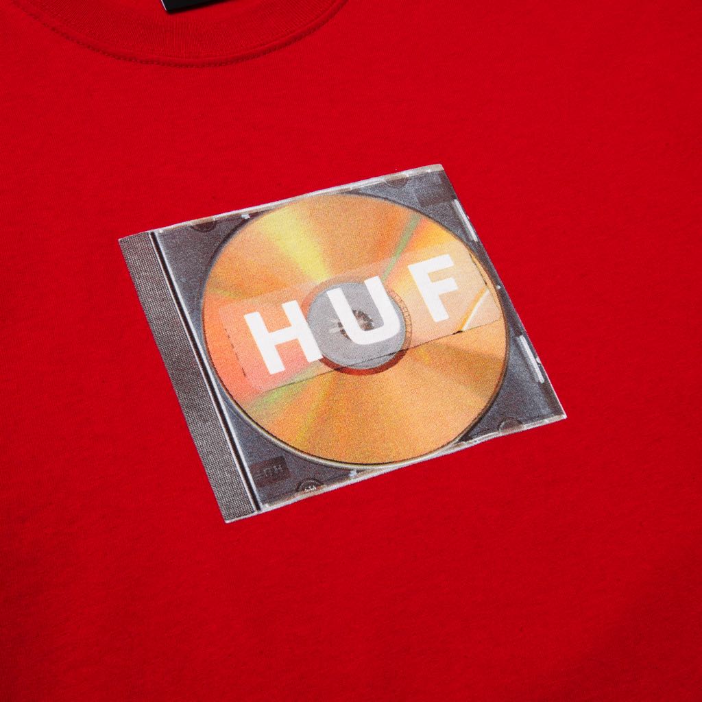 HUF Mix Box Logo T-Shirt red L