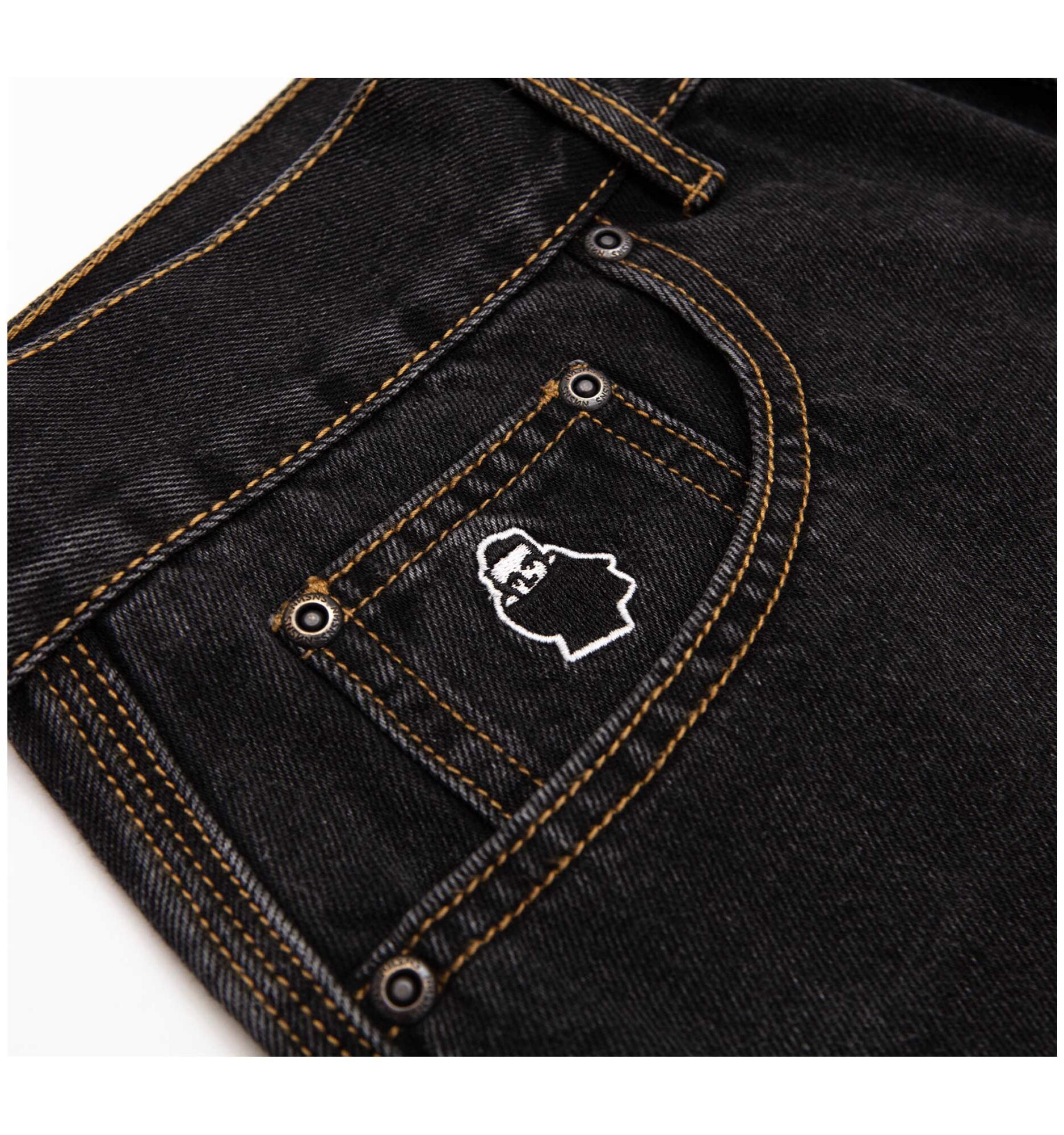 NNSNS Pant Short BIGFOOT JORT washed black NNSNS Pant Short BIGFOOT JORT, washed black 28