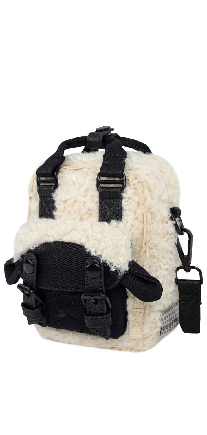 Doughnut Macaroon Tiny Fairies & Friends Series Crossbody Bag - white x black Doughnut Macaroon Tiny Fairies & Friends Series Crossbody Bag - white x black