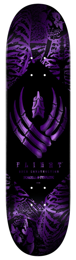 Powell-Peralta Flight Pro Shape 309 K26 Skeleton Purple Skateboard Deck 9.0 Powell-Peralta Flight Pro Shape 309 K26 Skeleton Purple Skateboard Deck 9.0