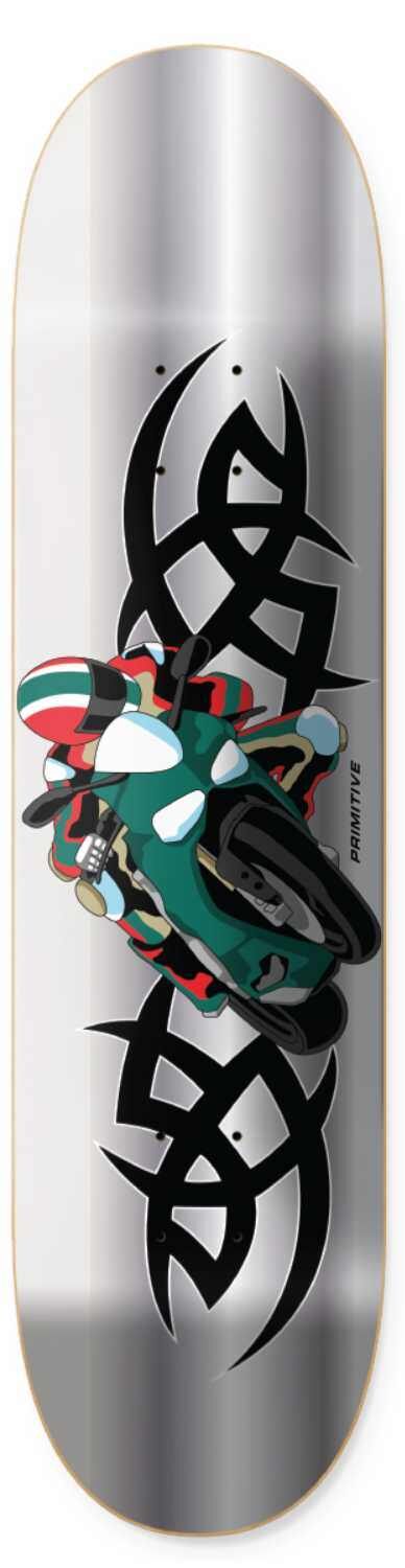 Primitive Team Moto Deck - 8.38