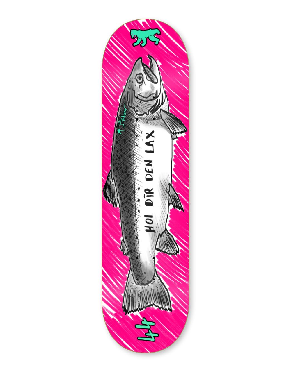 Below Skateboards The Lax Skateboard Deck 8.75