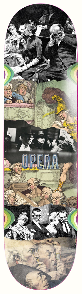 Opera Skateboard Deck Stage Fright 9,00 Opera Skateboard Deck Stage Fright 9,00