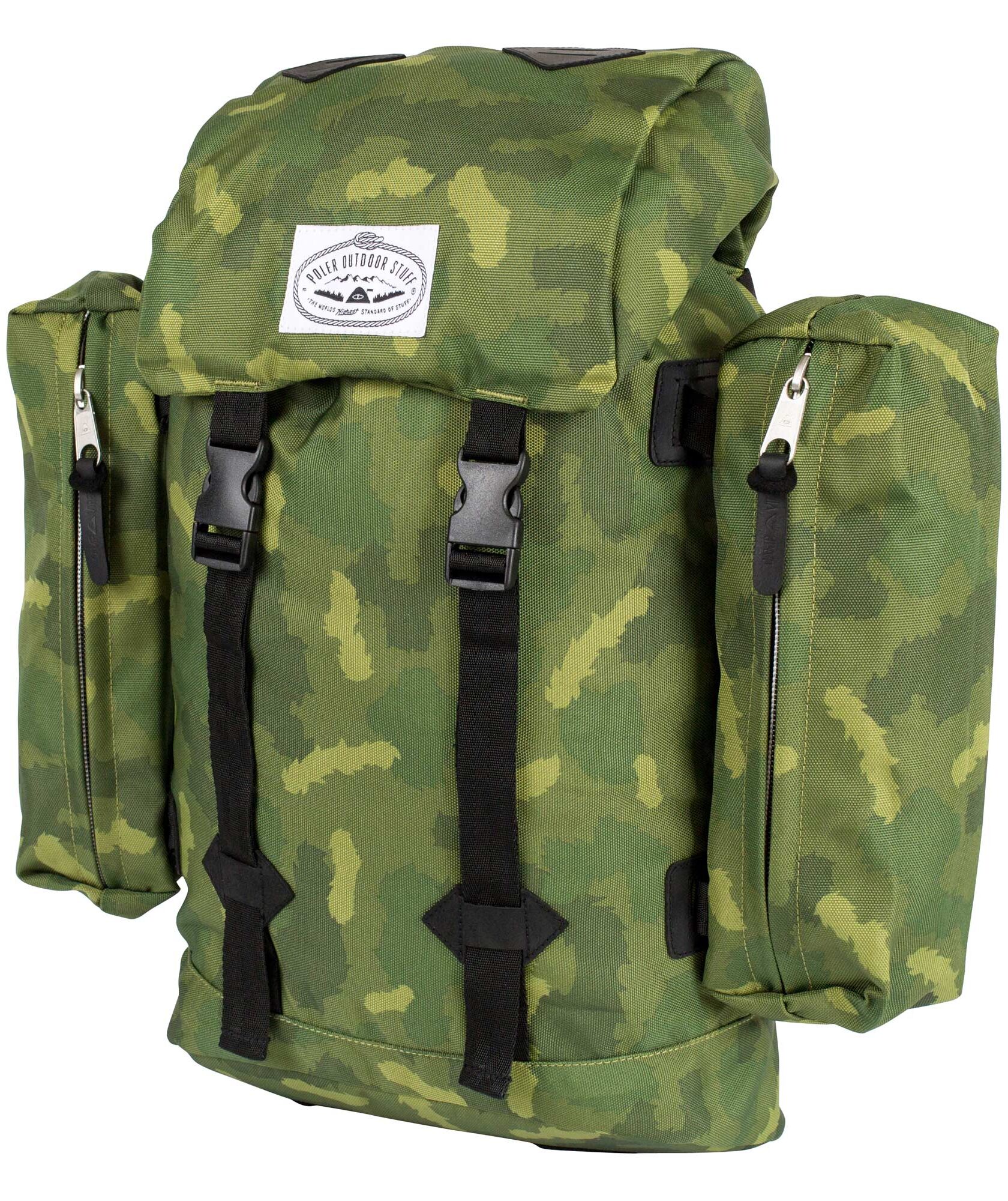 POLER Bag CLASSIC RUCKSACK, green furry camo POLER Bag CLASSIC RUCKSACK, green furry camo