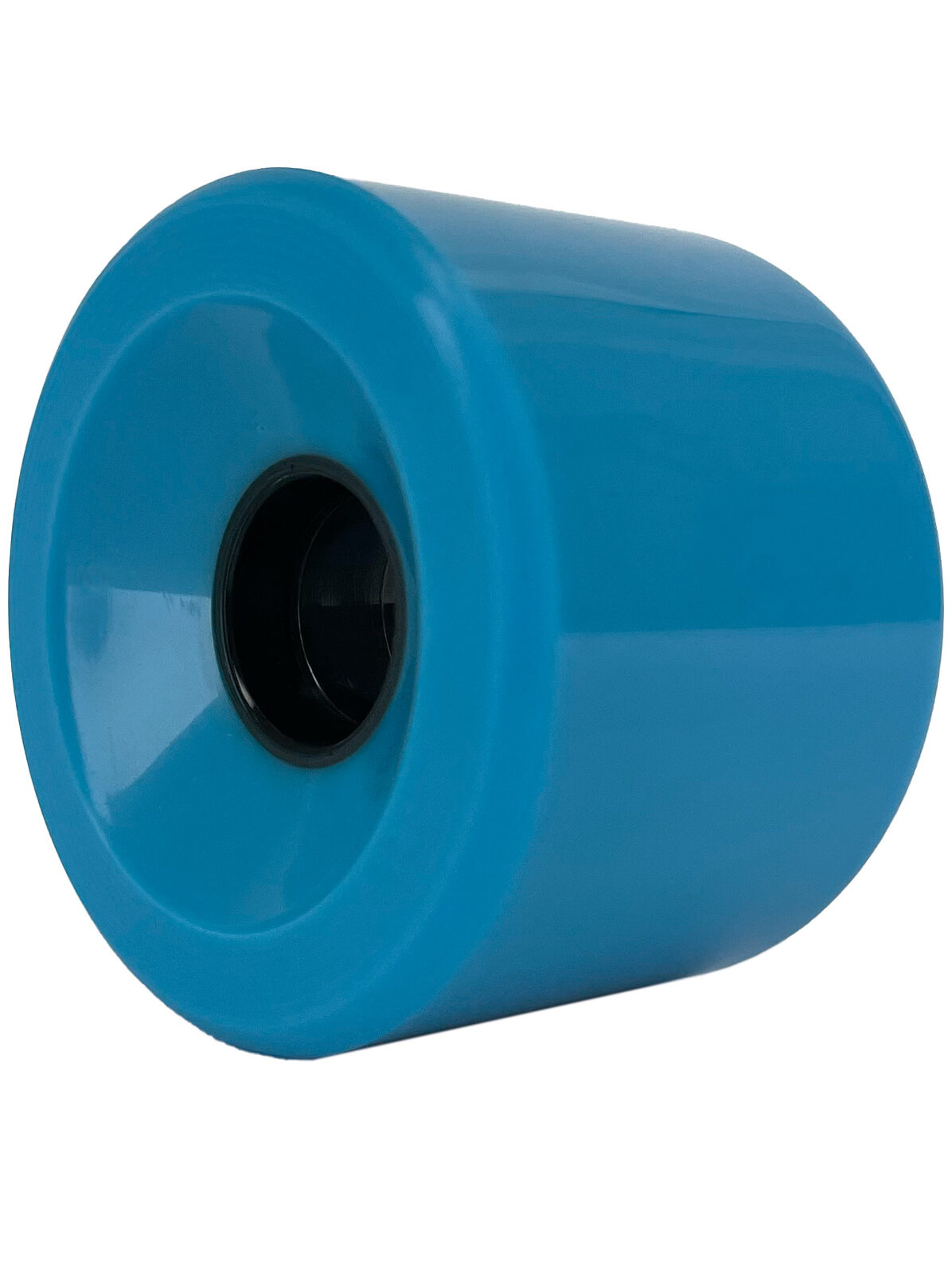 Blank Longboard Wheels Cyan Blue 76mm 80a