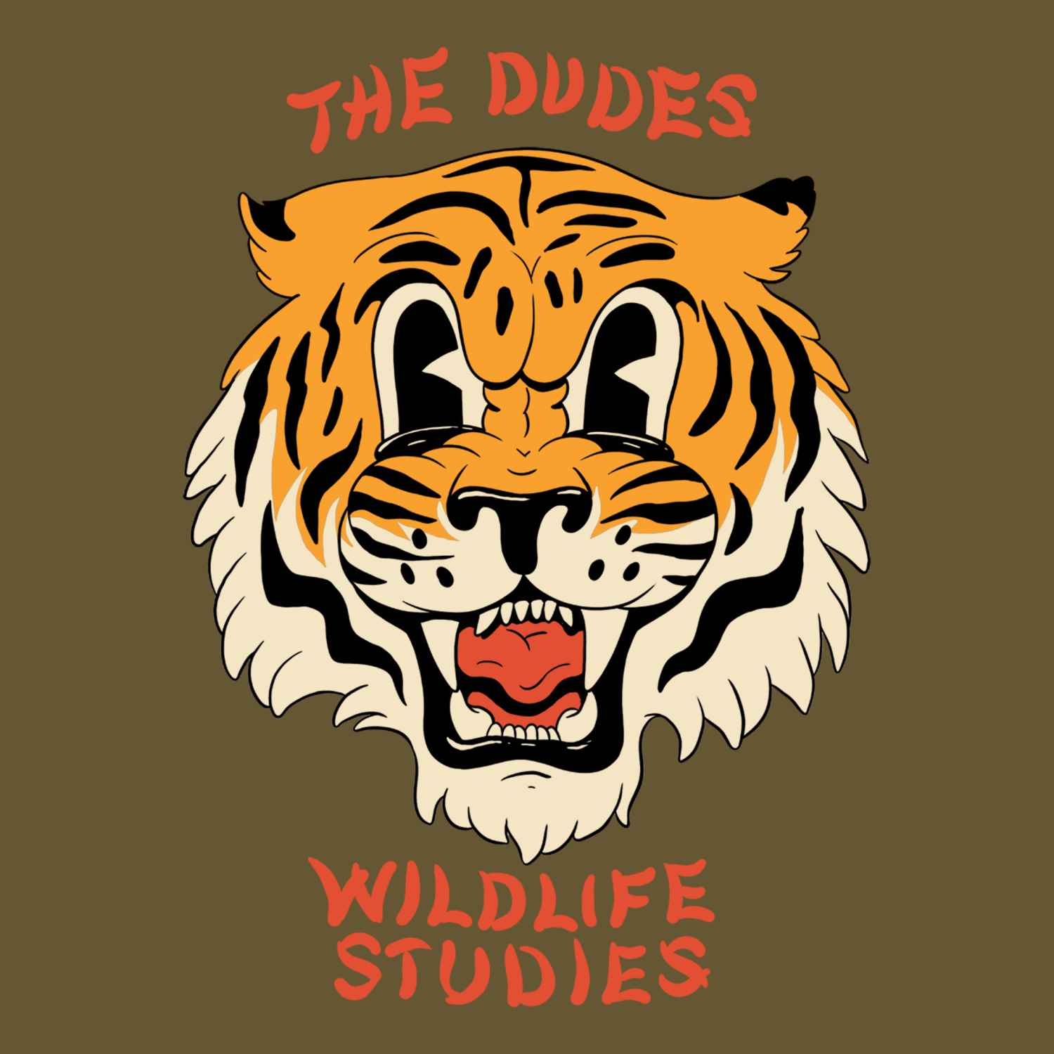 The Dudes Wildlife Studies Classic T-Shirt - British khaki The Dudes Wildlife Studies Classic T-Shirt - British khaki XXXL